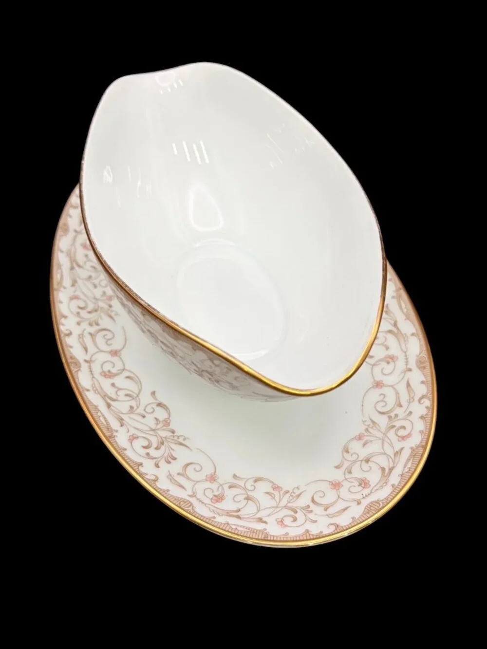 Vintage Noritake Rochelle 5805 Gravy Boat & Underplate Set – Japan Fine China